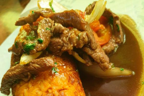Arroz con saltado de Ternera